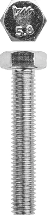 Болт ЗУБР &quot;МАСТЕР&quot; с шестигранной головкой, ГОСТ 7798-70, класс прочности 5.8, оцинкованный, M8x45мм, 5кг 303080-08-045 купить в Челябинске
