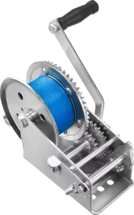Лебедка ручная барабанная ЗУБР &quot;ПРОФЕССИОНАЛ&quot;, тяговая, ленточная, 1,1т, 10м 43115-1.1 купить в Челябинске