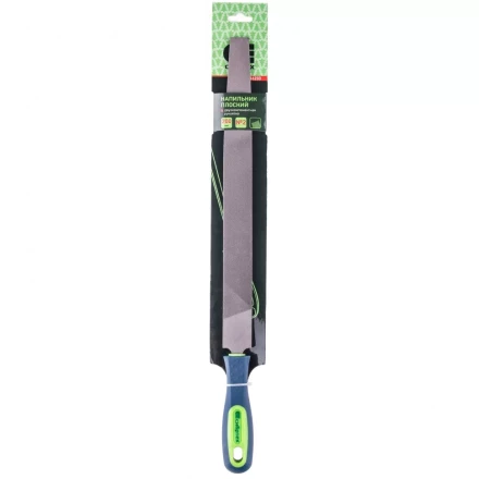 Напильник 300 мм плоский двухкомпонентная рукоятка №2 Сибртех 16233 купить в Челябинске