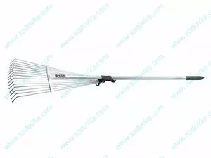 Грабли веерные 15-зубые алюминиевый  черенок 1600 мм раздвижные  PALISAD 61756 купить в Челябинске