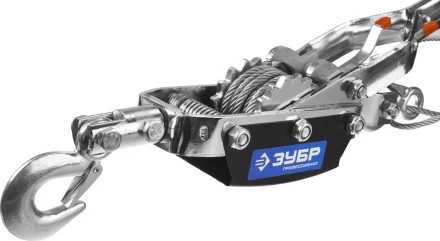 Лебедка ручная рычажная ЗУБР &quot;ПРОФЕССИОНАЛ&quot;, тросовая, 4 т, 3 м, в сумке 43105-4-K купить в Челябинске