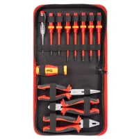 Набор диэлектрического инструмента электрика КВТ НИИ-22, 12 предметов (88962)