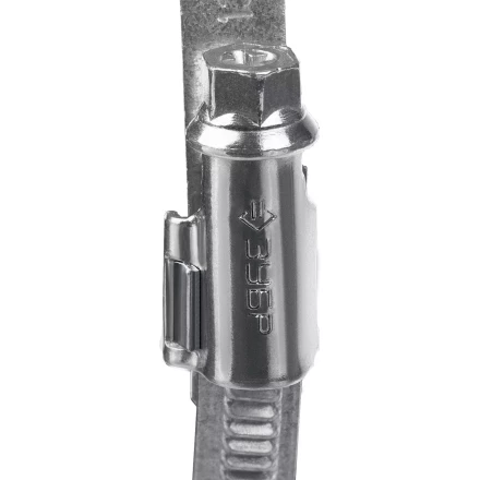 ЗУБР Х-9Н, 110 - 130 мм, накатная лента 9 мм, цинк, 25 шт, червячный хомут (37807-130) купить в Челябинске