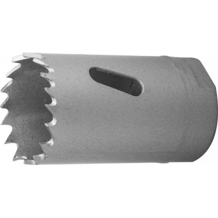 Коронка ЗУБР "ЭКСПЕРТ" биметаллическая, быстрорежущая сталь, глубина сверления до 38мм, d-32мм 29531-032_z01 купить в Челябинске