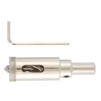 Сверло алмазное по керамограниту 22 х 67 мм 3-гранный хвостовик MATRIX 726223 купить в Челябинске