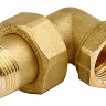 Соединитель GENERAL FITTINGS угловой с накидной гайкой, латунь, г/ш, 1/2" 51035-G/S-1/2 купить в Челябинске