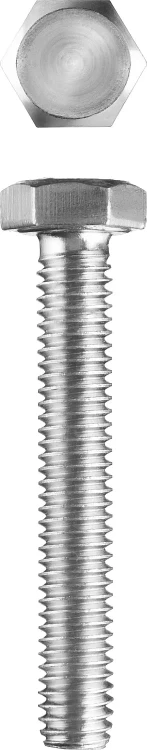 Болт ГОСТ 7798-70, M6 x 70 мм, 3 шт, кл. пр. 5.8, оцинкованный, ЗУБР 303086-06-070 купить в Челябинске