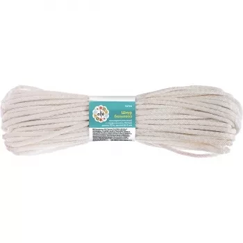 Шнур бельевой полипропиленовый с сердечником  D-3 мм L-20 м белыйELFE 93706 купить в Челябинске