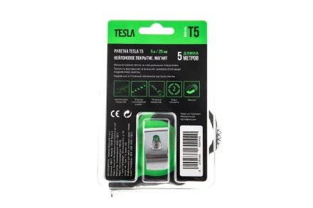 Рулетка TESLA 5м х 25мм (T-5) купить в Челябинске