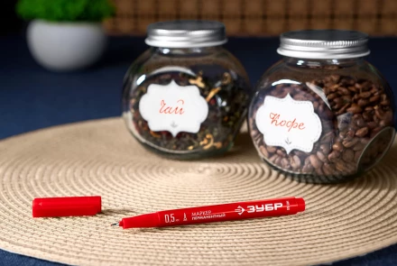 ЗУБР МП-50 красный, 0.5 мм перманентный маркер (06321-3) купить в Челябинске