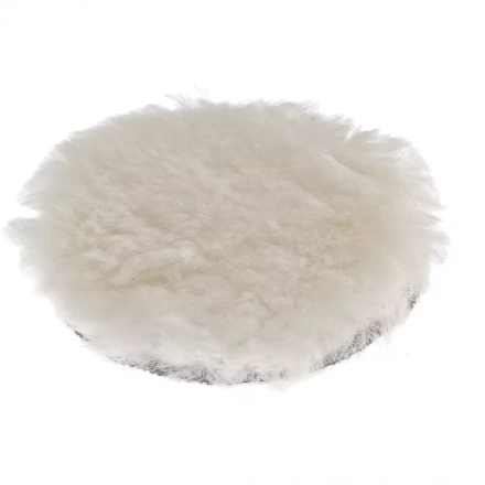 Насадка полировальная &quot;под липучку&quot; 125 мм натуральная шерсть MATRIX 75952 купить в Челябинске