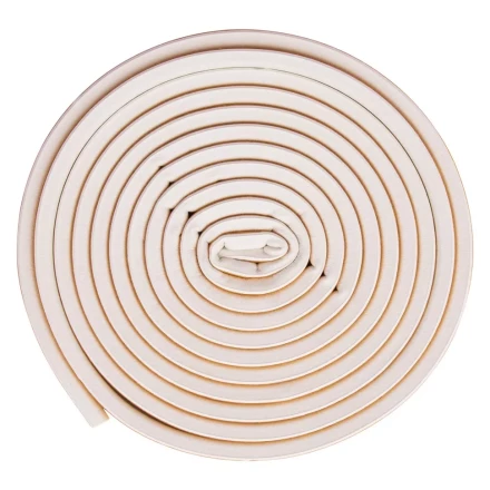 Уплотнитель резиновый, 24 м, профиль &quot;D&quot;, белый Сибртех 88903 купить в Челябинске