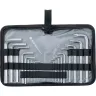 Набор ключей имбусовых HEX-TORX 18 шт: HEX 1,5–10 мм T10-T50 CrV короткие сатин. MTX 123149 купить в Челябинске