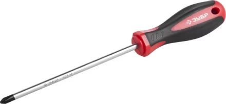 Отвертка ЗУБР "МАСТЕР", Cr-v, эргономичная двухкомпонентная рукоятка, PH2x150мм 25062-2-150_z03 купить в Челябинске
