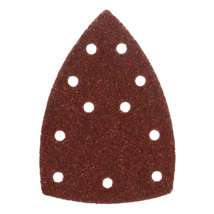 Треугольник абразивный на ворc. подложке под &quot;липучку&quot;, перф., P 40, 150х150х100 мм, 5 шт. Denzel 738577 купить в Челябинске