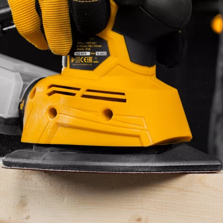 Треугольник абразивный на ворc. подложке под &quot;липучку&quot;, перф., P 40, 150х150х100 мм, 5 шт. Denzel 738577 купить в Челябинске