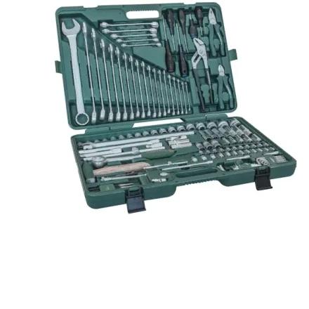 Набор головок торцевых универсальный 1/2&quot;DR 8-32мм  1/4&quot;DR 4-13мм  ключи комбинированные 6-32мм отвертки  128 предметов S04Н524128S  Jonnesway 48372 купить в Челябинске