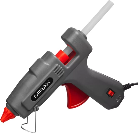 Пистолет клеевой (термоклеящий) электрический, MIRAX 06807, 200Вт/350Вт, 220В, 11мм 06807 купить в Челябинске