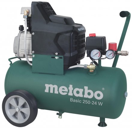 Компрессор масляный поршневой прямой привод Metabo Basic 250-24 W купить в Челябинске