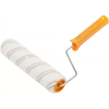 Валик &quot;МИКРОВОЛОКНО&quot; малярный в сборе, ворс 9 мм, бюгель 6 мм, 40x240мм, STAYER Master 0343-24 купить в Челябинске