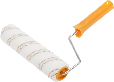 Валик &quot;МИКРОВОЛОКНО&quot; малярный в сборе, ворс 9 мм, бюгель 6 мм, 40x240мм, STAYER Master 0343-24 купить в Челябинске