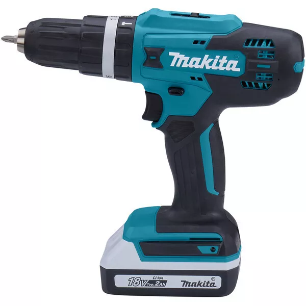 Аккумуляторная ударная 18В дрель-шуруповерт Makita HP488D002 (2*АКБ 1.5Ач тип G, ЗУ) купить в Челябинске