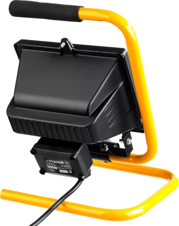 Прожектор STAYER &quot;MASTER&quot; MAXLight галогенный, переносной с подставкой, черный, 500Вт 57116-B купить в Челябинске