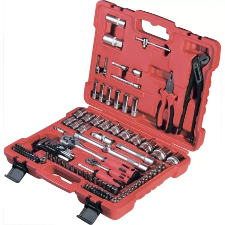 Набор слесарно-монтажный с квадратами 1/4&quot;, 1/2&quot; и 5/16&quot;, 117 предм  MATRIX PROFI 13587 купить в Челябинске