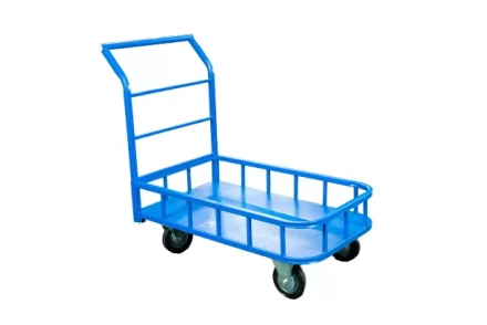 Тележка платформенная TOR ТП-МБ (600х1000) с бортами (колеса 160 мм) 1012417 купить в Челябинске