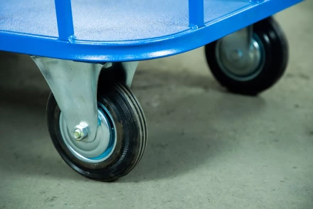 Тележка платформенная TOR ТП-МБ (600х1000) с бортами (колеса 160 мм) 1012417 купить в Челябинске