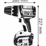 Аккумуляторная дрель-шуруповерт BOSCH GSR 18 V-LI (0.601.866.10J) купить в Челябинске