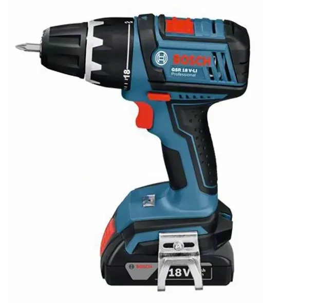 Аккумуляторная дрель-шуруповерт BOSCH GSR 18 V-LI (0.601.866.10J) купить в Челябинске
