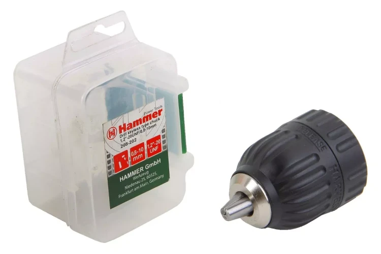 Патрон для дрели HAMMER Ф10мм 1/2" (208-202) купить в Челябинске