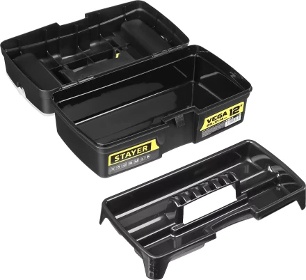 Ящик для инструмента &quot;VEGA-12&quot; пластиковый, STAYER 38105-13_z03 купить в Челябинске