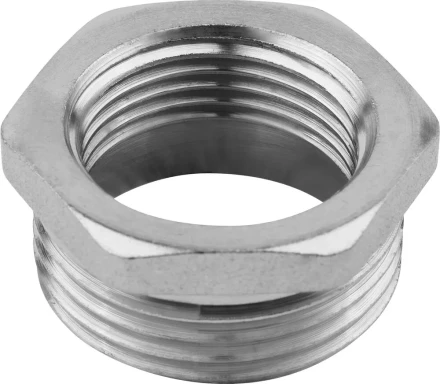 Футорка ЗУБР &quot;ЭКСПЕРТ&quot;, никелированная латунь, 1/2&quot; х 3/8&quot; 51281-1/2-3/8 купить в Челябинске