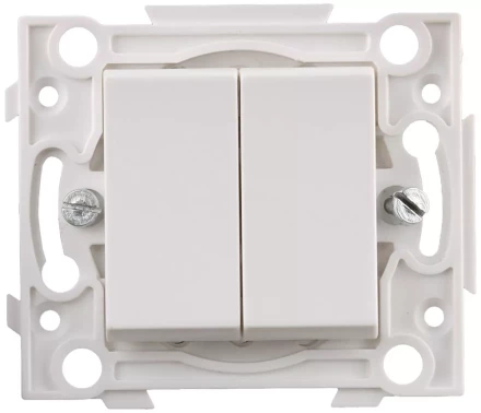 Выключатель СВЕТОЗАР проходной двойной SV-55231-2 купить в Челябинске