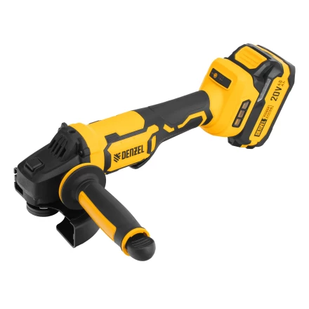 Машина шлифовальная угловая аккумуляторная бесщет. AGH-BL-20-125, Li-Ion, 20 В// Denzel 27010 купить в Челябинске