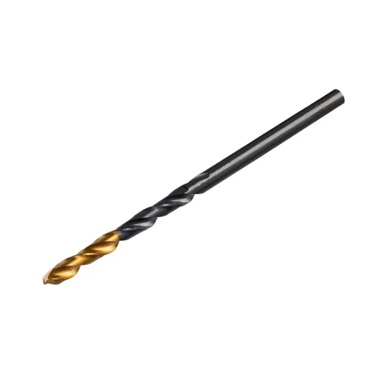 Сверло по металлу, 2,5 мм, HSS-Tin, Golden Tip, 10 шт. Denzel 717204 купить в Челябинске