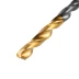 Сверло по металлу, 2,5 мм, HSS-Tin, Golden Tip, 10 шт. Denzel 717204 купить в Челябинске