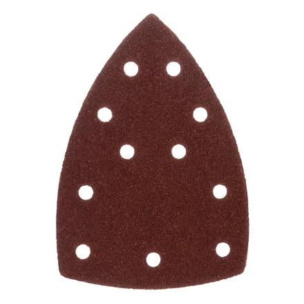 Треугольник абразивный на ворc. подложке под &quot;липучку&quot;, перф., P 60, 150х150х100 мм, 5 шт. Denzel 738587 купить в Челябинске