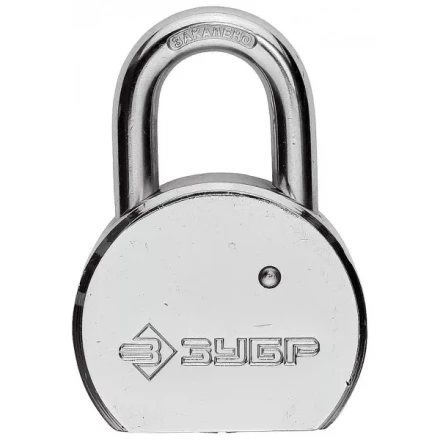 Замок навесной ЗУБР &quot;серия 271&quot; с закаленной дужкой, стальной корпус, 55мм 4-37271-55 купить в Челябинске