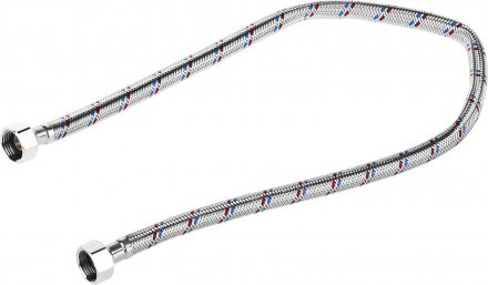 Подводка гибкая ЗУБР для воды, оплетка из нержавеющей стали, г/г 1/2&quot; - 0,6м 51005-G/G-060 купить в Челябинске