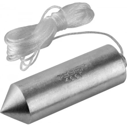 Отвес ЗУБР &quot;МАСТЕР&quot; строительный со шнуром, в пластиковом контейнере, 600 г 0636-600_z01 купить в Челябинске