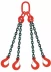 Строп цепной четырехветвевой 4СЦ 6.7 т L=2 м 8 кл с торцевыми захватами для труб купить в Челябинске