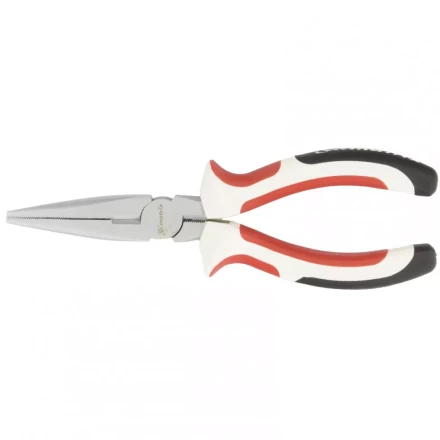 Длинногубцы White Nickel 160 мм прямые никелированные трехкомпонентные рукоятки MATRIX 17188 купить в Челябинске