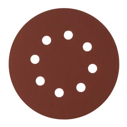 Круг абразивный на ворсовой подложке под &quot;липучку&quot;, перфорированный, P 600, 125 мм, 5 шт Сибртех 738167 купить в Челябинске