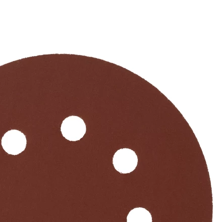 Круг абразивный на ворсовой подложке под &quot;липучку&quot;, перфорированный, P 600, 125 мм, 5 шт Сибртех 738167 купить в Челябинске
