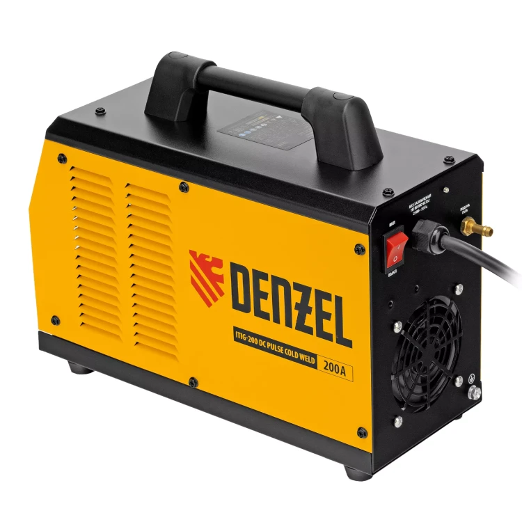 Аппарат инвертор. аргонодуговой сварки ITIG-200 DС Pulse Cold Weld, 200 А, ПВ 60%// Denzel 94329 купить в Челябинске