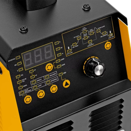 Аппарат инвертор. аргонодуговой сварки ITIG-200 DС Pulse Cold Weld, 200 А, ПВ 60%// Denzel 94329 купить в Челябинске