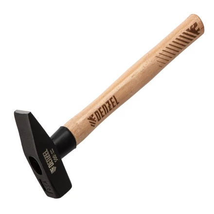 Молоток слесарный, 500 г Denzel, кованый квадратный боек, буковая рукоятка, 10429 купить в Челябинске